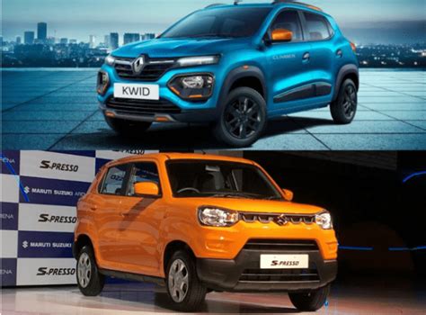 New Renault Kwid Vs Maruti S Presso Specification Comparison Zigwheels