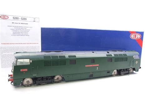 Heljan O Gauge Item 52801 Br Green Class 52 Diesel Loco Western Pioneer D1003 Electric Bxd