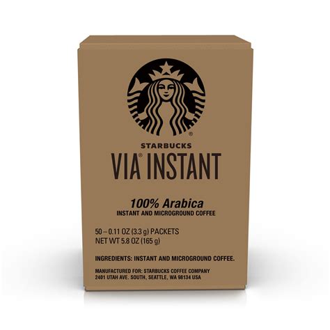 Buy Starbucks VIA Instant Coffee Blonde Roast Packets Veranda Blend