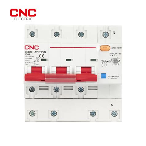 China China Beat 20a Mccb Factories YCB1LE 125 RCBO Electronic CNC