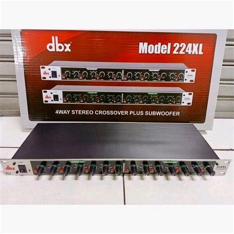 Jual Crossover Dbx Xl Way Stereo Output Sub Grade Super Di Lapak