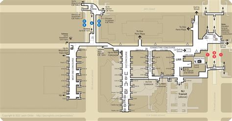Guide to New York Penn Station and Moynihan Train Hall: maps