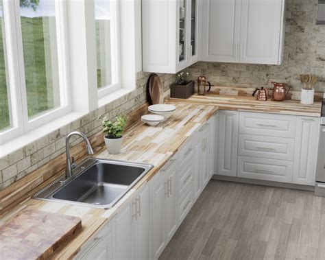 Butcher Block Countertop In Oiled Acacia at Eileen Perry blog
