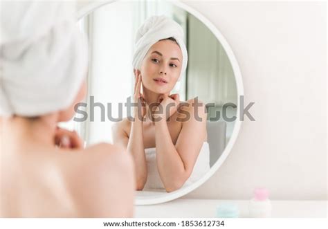 Beautiful Model Girl Face Nude Makeup Stock Photo Shutterstock
