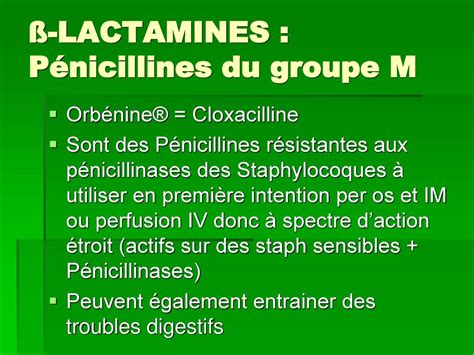 PHARMACOLOGIE ANTI INFECTIEUX Antibiothérapie Anti infectieux non ATB