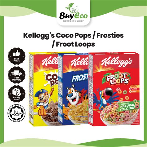 Kellogg S Coco Pops Frosties Froot Loops 150g 190g Shopee Malaysia