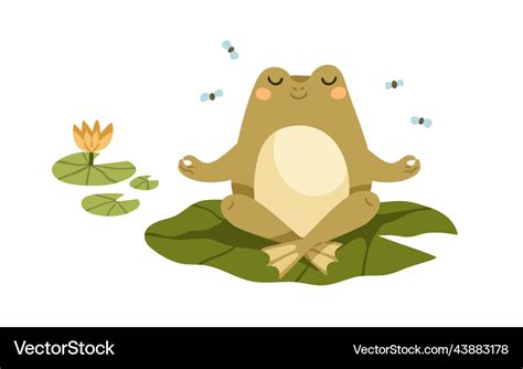 Meditation Sitting Frog