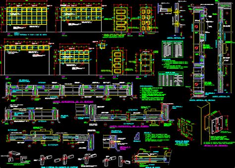 Det Puertas Y Ventanas En Autocad Librer A Cad