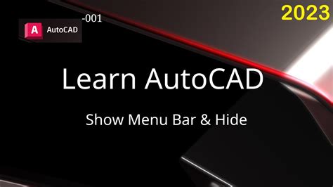 How To Show Menu Bar In Autocad 2024 Printable Online