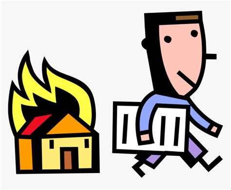 Vector Illustration Of Homeowner With House Insurance Hd Png Download