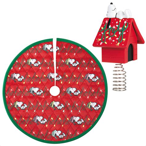 Peanuts Gang Topper And Tree Skirt Set Of Miniature