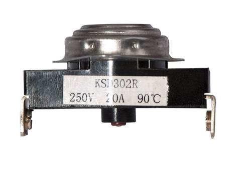 Биметален термостат KSD-302 ТOS, 90°C, NC, 20A/250VAC | ПРОТОН