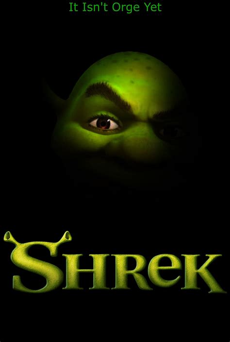 Shrek As A Horror Movie Poster by VilgotEk2 on DeviantArt