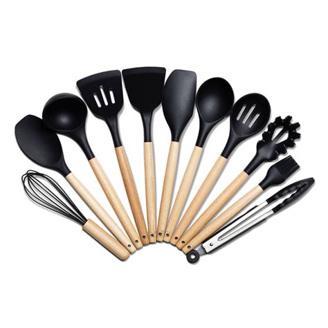 Conjunto de Utensílios de Cozinha em Silicone 12pcs