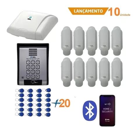 Kit Porteiro Coletivo Digital 10 Interfones Agl F12 Sca Cent