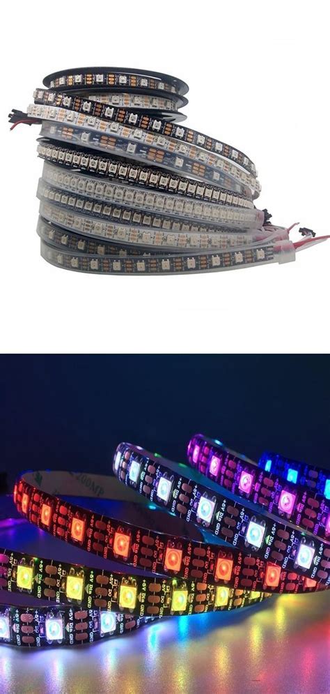 1m 2m 3m 4m 5m WS2812B WS2812 Led Strip Individually Addressable Smart