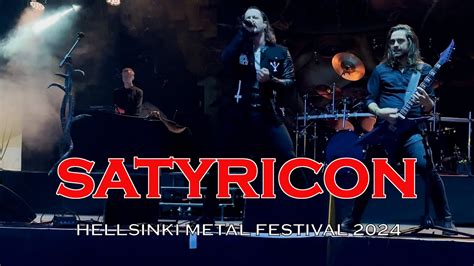 Satyricon At Hellsinki Metal Festival Youtube