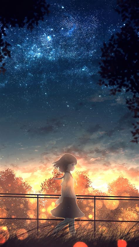 Anime Scenery Sunset 4k HD Phone Wallpaper Rare Gallery