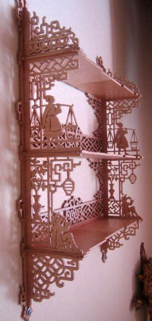 Chinese Knick Knack Shelves Scroll Saw Fretwork Pattern Knick Knack