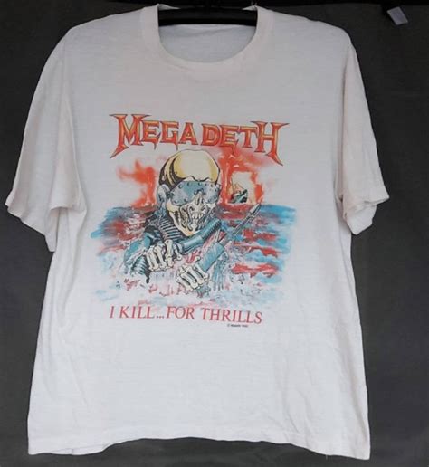 Vintage Megadeth Shirt 1988 Tour Shirt T For Men And Etsy