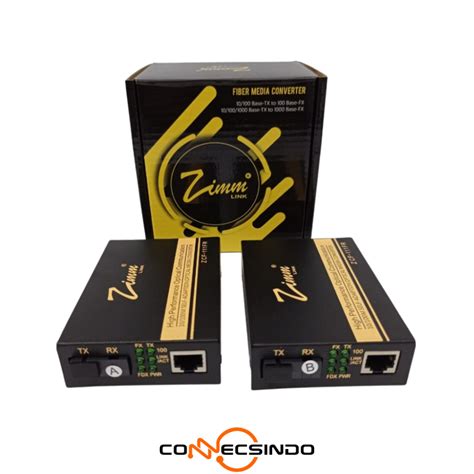 Jual Media Converter Fiber Optik Zimmlink Zcf Fr Shopee Indonesia