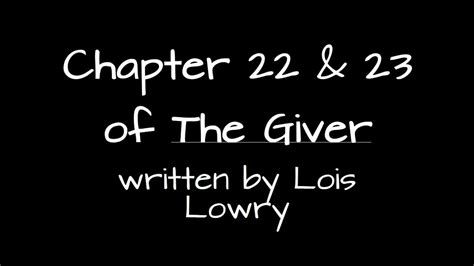 The Giver Chapter 12 Vocabulary