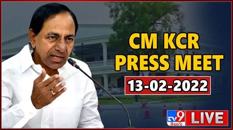 Cm Kcr Press Meet తెలంగాణ సీఎం కేసీఆర్ ప్రెస్ మీట్ లైవ్ వీడియో