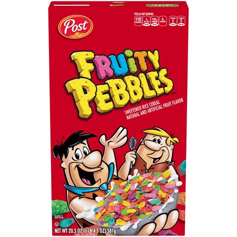 Fruity Pebbles Cereal Box