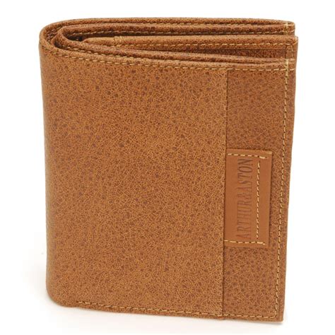 Portefeuille Homme Arthur Aston En Cuir Cognac Arthur Aston