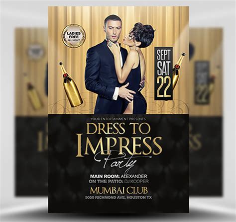 Dress To Impress Free Psd Flyer Template Psdflyer