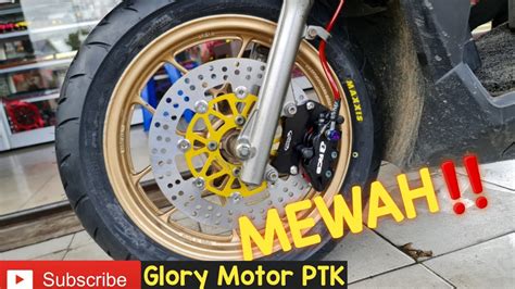 Modifikasi Honda Vario Led Pasang Master Rem RCB S1 Piringan KTC