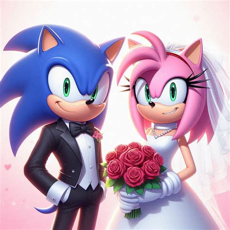 Sonic and Amy Wedding by BigFanBud123 on DeviantArt