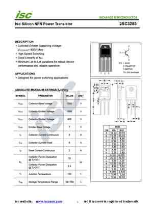 2SC3281 Datasheet and Replacement, Transistor Equivalent Finder, Cross ...