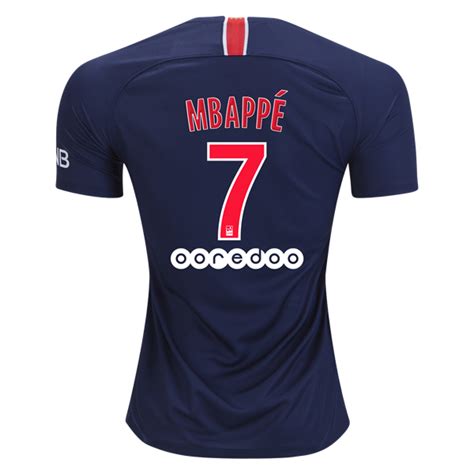 PSG 2018-19 Kylian Mbappe #7 Home Soccer Jersey | Soccer777