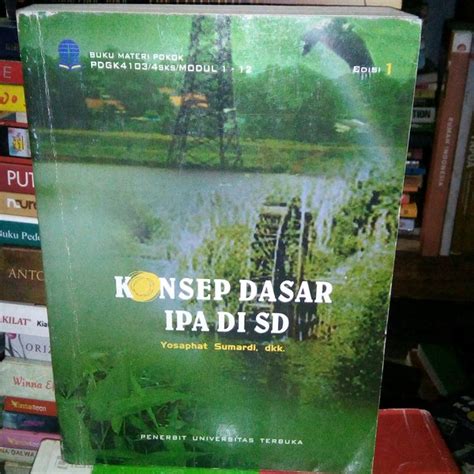 Jual Buku Original Konsep Dasar Ipa Di Sd Terbitan Universitas