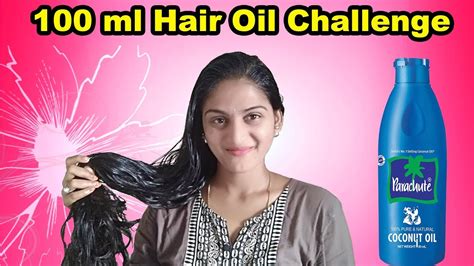 100 Ml Hair Oil Challenge Heavy Hair Oiling Routine Hair Massage With Coconut Oil Youtube