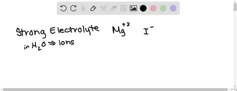 SOLVED: The compound barium iodide is a strong electrolyte. Write the ...