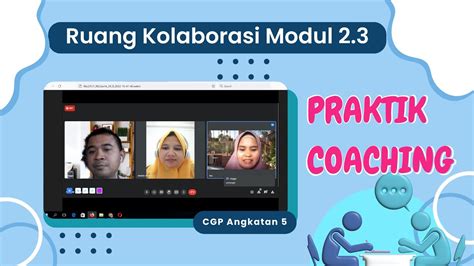 Ruang Kolaborasi Modul Praktik Coaching Youtube