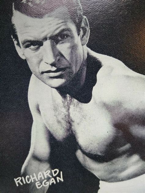Richard Egan Shirtless Beefcake Postcard Actor Card Original NOS Gay Interest Ephemera Other