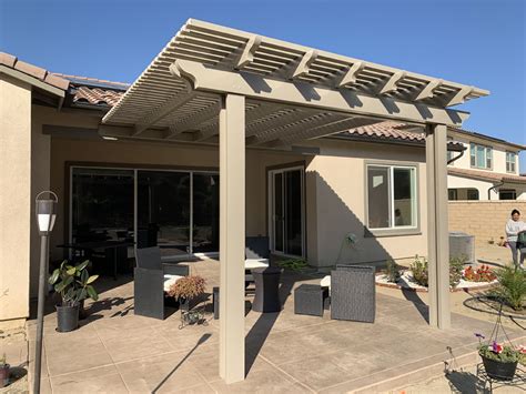 Alumawood Laguna Lattice Pergola Los Angeles Ca Patio Covered