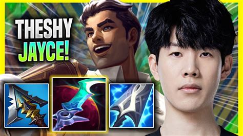 Theshy Is A Beast With Jayce Wbg Theshy Plays Jayce Top Vs Gragas