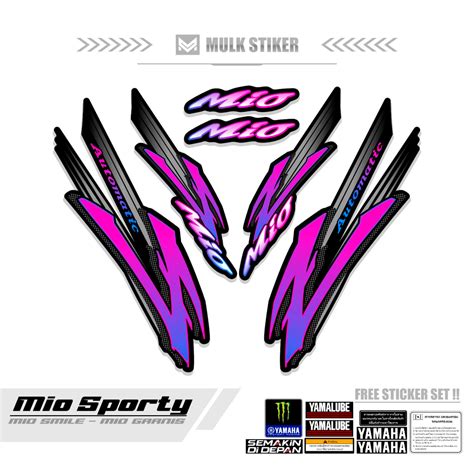 Jual Striping Mio Sporty Motif Sticker Mio Smile Stiker Urban