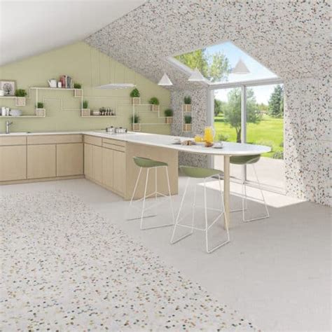 Carrelage inspiration Terrazzo série Stracciatella Mounier Carrelage