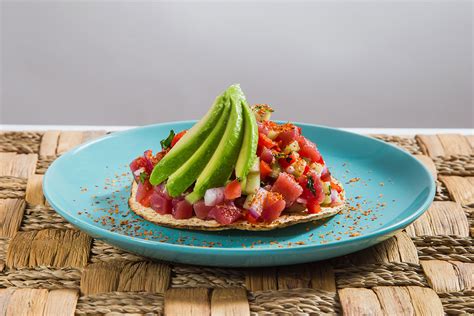 Tostada De Ceviche Mega Alimentos