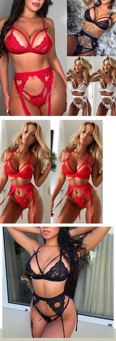 Piece Women S Sexy Erotic Lace Lingerie Set Spandex Vendors Underwear Panties Lenceria Femme