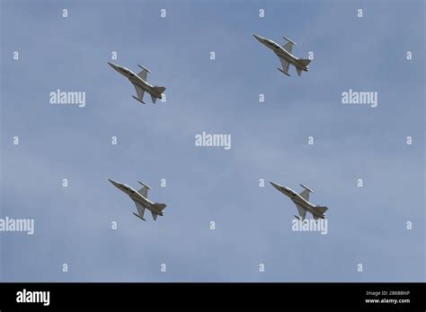 Spanish air force Fighter jet planes on display Stock Photo - Alamy