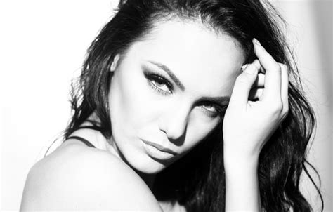 Wallpaper white black model brunette images for desktop section девушки download