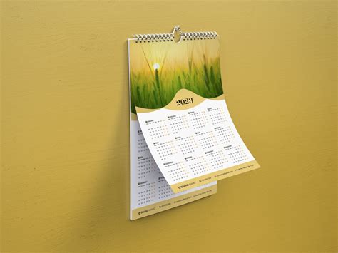 2023 Wall Calendar Design by Obydullah on Dribbble