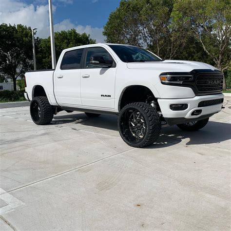 Dodge Ram White Cali Off Road Gemini Wheel Front