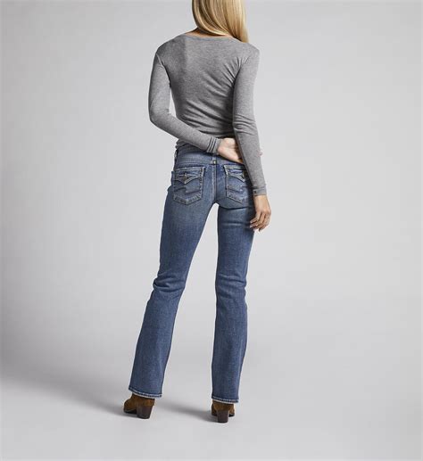 Buy Britt Low Rise Slim Bootcut Jeans For Usd 8800 Silver Jeans Us New